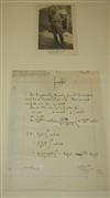 ROOSEVELT, QUENTIN. Autograph Document Signed twice as ""Roosevelt,"" a trigonometry exercise completed at Harvard.